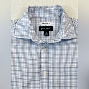 Jos. A. Bank Men’s Traditional Fit Striped Dress Shirt. Small